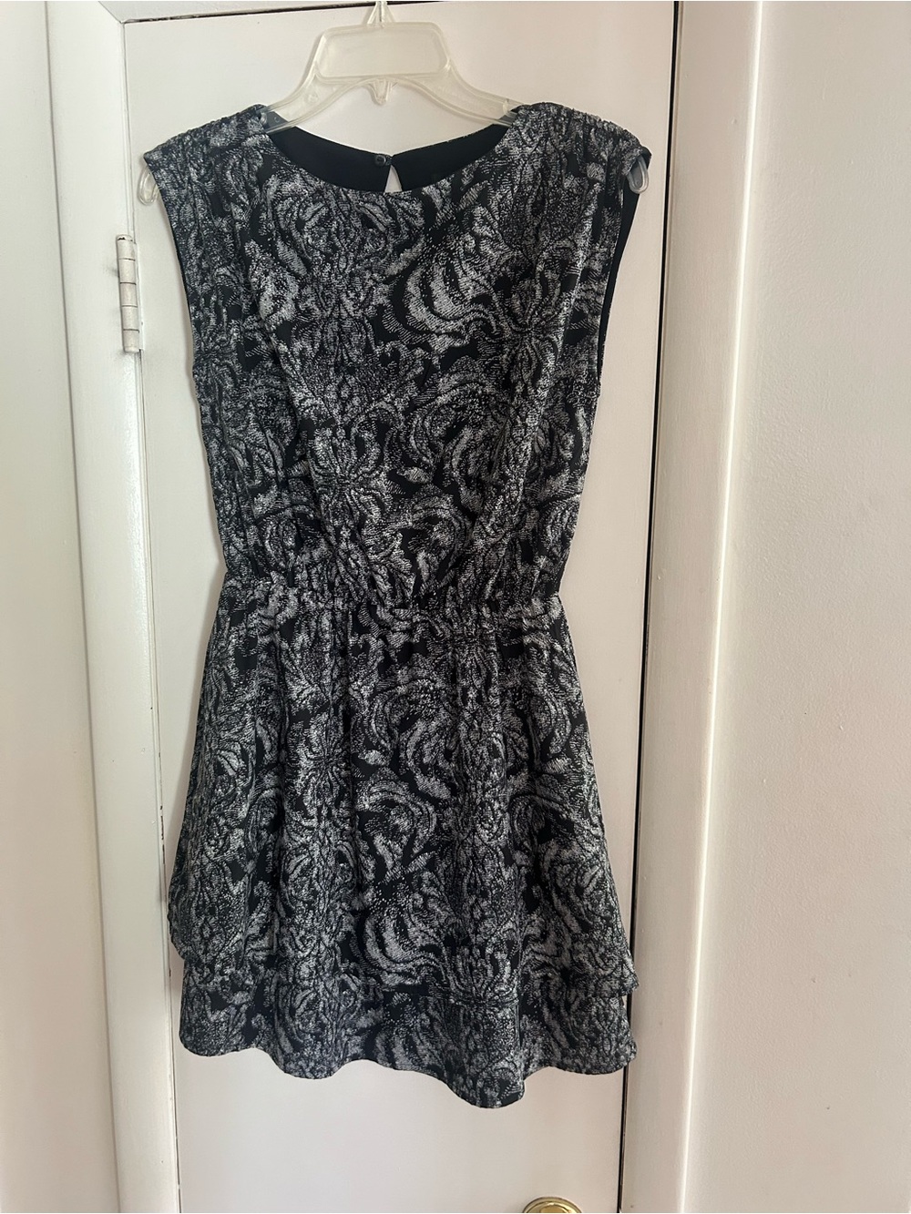 H&M Black Floral Dress New